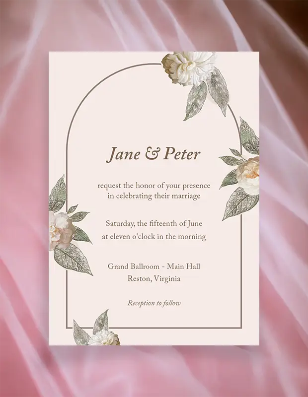 Reston Copy Center - Wedding Invitation printing
